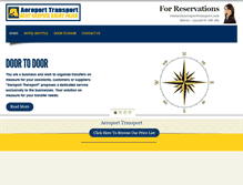 Tablet Screenshot of aeroporttransport.com